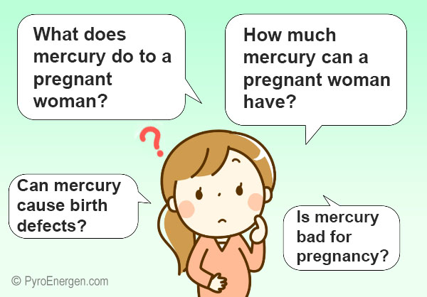 Effects of mercury poisoning in pregnant women
