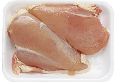 Uncooked Chicken Breast