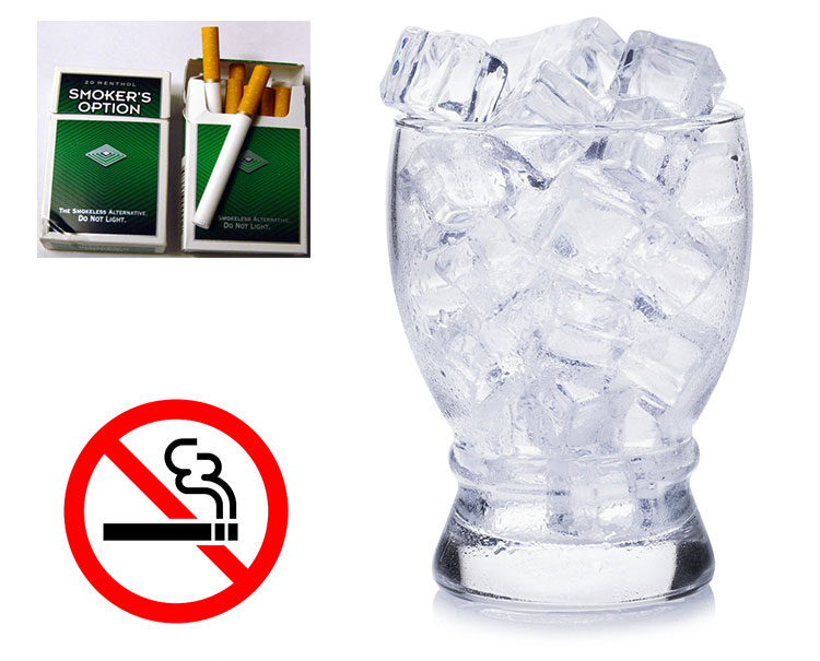 Quit Smoking with Ice Cubes