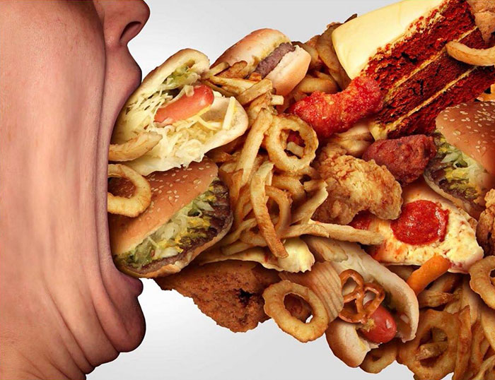 Overeating is harmful to your health