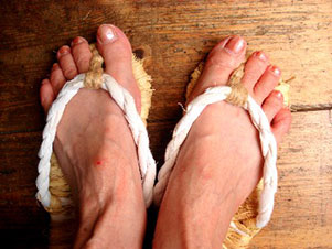 Straw Sandals