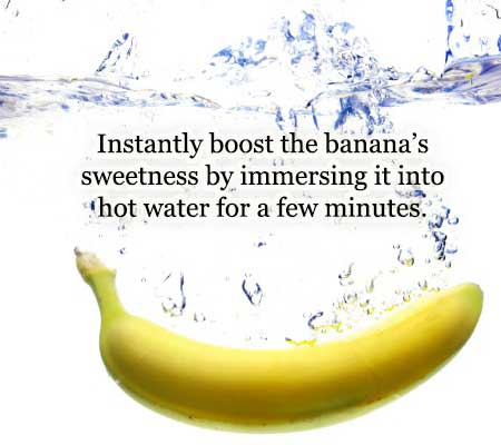 Submerge Banana in Water