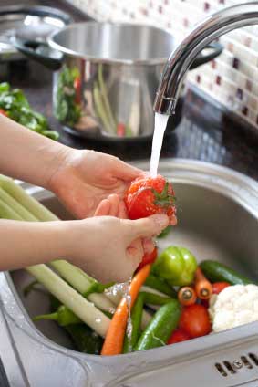 Washing Vegetables