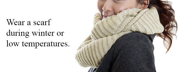 Wear Scarf During Winter