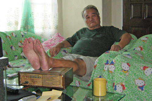 Old PYRO-ENERGEN with the inventor